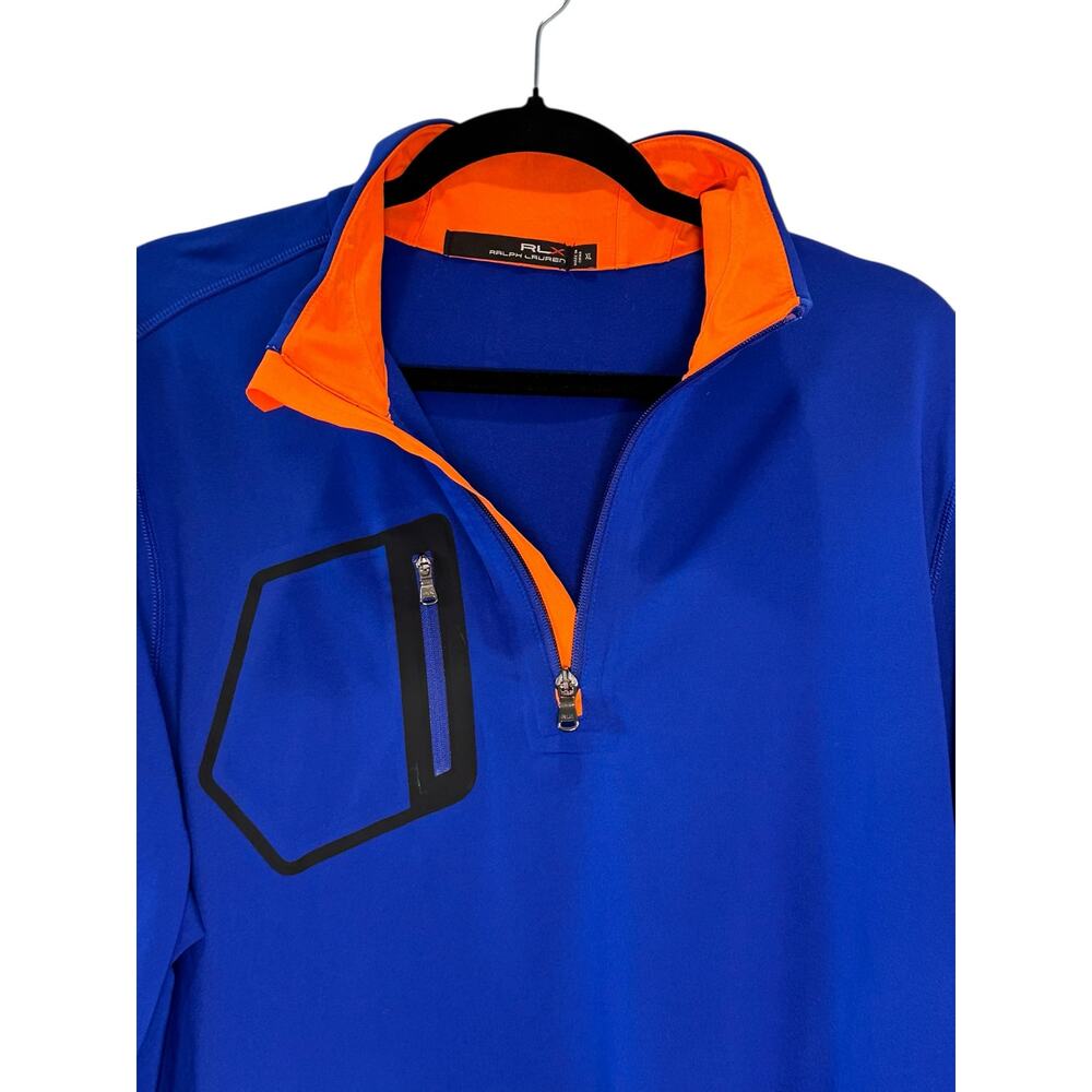 RLX Ralph Lauren Royal Blue 1/4 Zip Performance Pullover XL Golf Athleisure